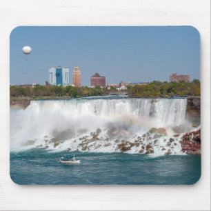 Boat and American Falls from Niagara Falls Mouse Pad
