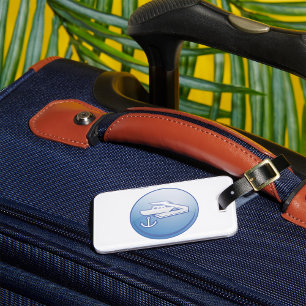Boat And Anchor  Luggage Tag