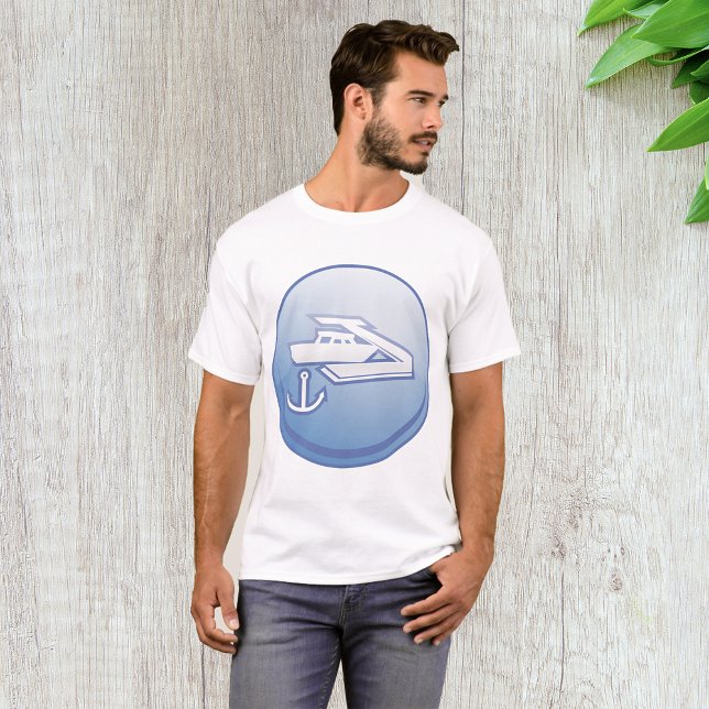 Boat and Anchor Nautical Marine T-Shirt (Creator Uploaded)