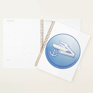 Boat And Anchor Spiral Planner