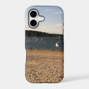 BOAT AND BEACH SCENE