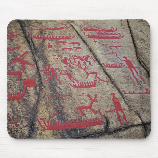 Boat and deer hunting scenes mouse pad (Front)