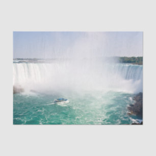 Boat and Horseshoe Falls from Niagara Falls Tissue Paper