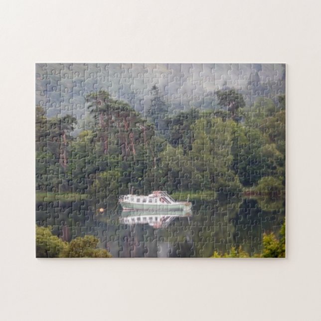 Boat at Glenridding, Ullswater Lake District Jigsaw Puzzle (Horizontal)