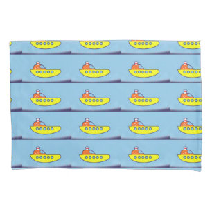 Boat at sea pillowcase