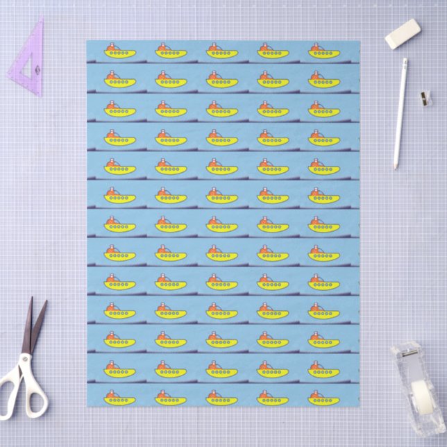 Boat at sea tissue paper (Craft)