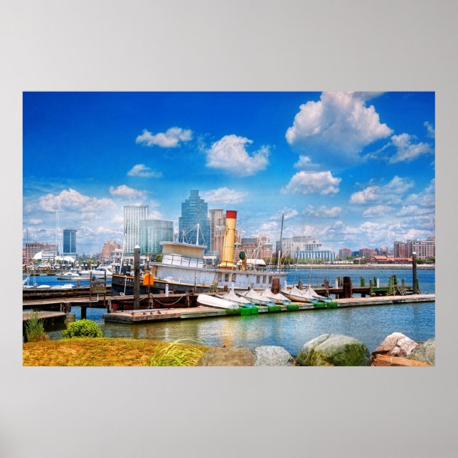 Boat - Balitimore, MD - Steam tug Baltimore 1906 Poster (Front)