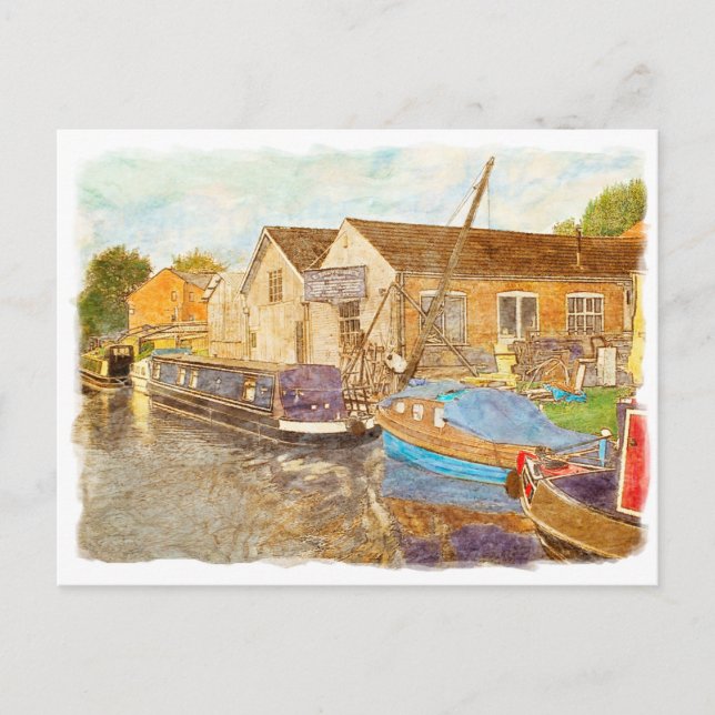 Boat Builders Postcard (Front)