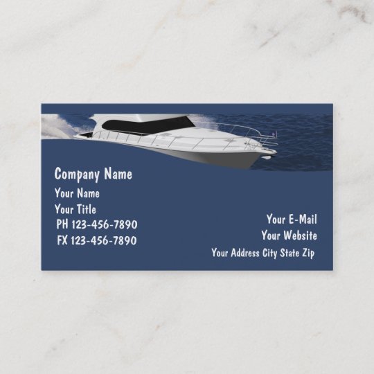 Boat Business Cards | Zazzle.com.au