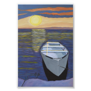 Boat by the Shore 2 photo  Print