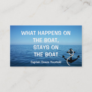 BOAT CAPTAIN - Business Card Template