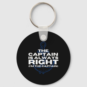 Boat Captain Costume My Boat Doesn't Run On Thanks Key Ring
