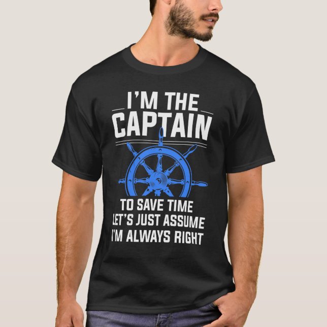 Boat Captain Shirt,Boat Lovers Gift,Boat Captain T-Shirt (Front)
