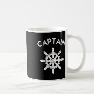 Boat Captain Wheel Sailboat Boating Sailor Gifts Coffee Mug