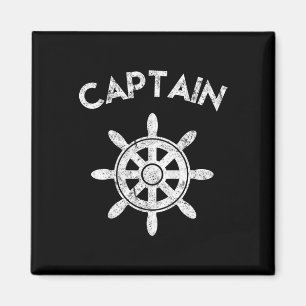 Boat Captain Wheel Sailboat Boating Sailor Gifts  Magnet