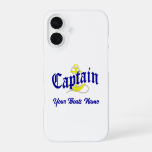 Boat captain's iPhone 16 case