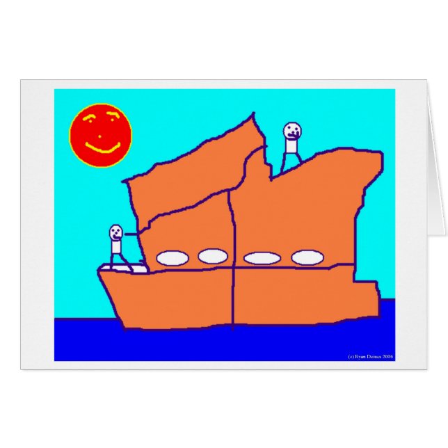 Boat card (Front Horizontal)