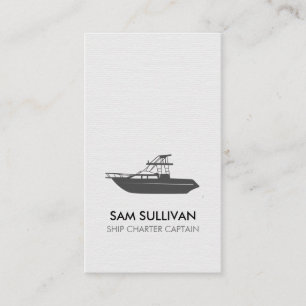 Boat Charter Fishing Business Card