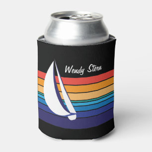 Boat Colour Square_horizontal hues_personalized Can Cooler