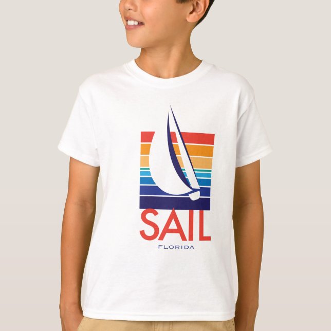 Boat Colour Square_SAIL Florida T-Shirt (Front)