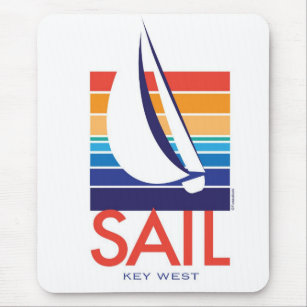 Boat Colour Square_SAIL Key West mousepad