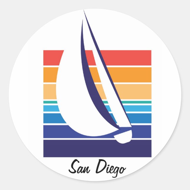 Boat Colour Square_San Diego stickers (Front)