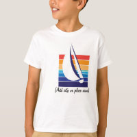 Boat Colour Square_template T-shirt