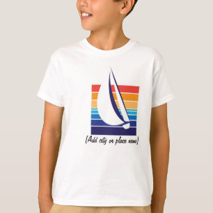 Boat Colour Square_template T-shirt