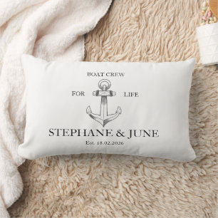 Boat crew for life lumbar cushion