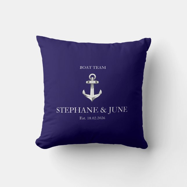 Boat Crew Team Cushion (Front)