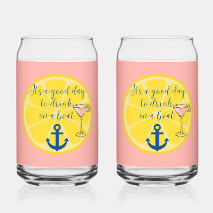 Boat Cruise Can Glass