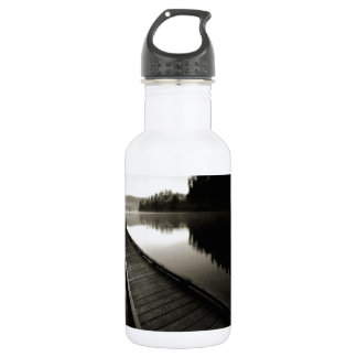 Boat Dock by Lake 532 Ml Water Bottle