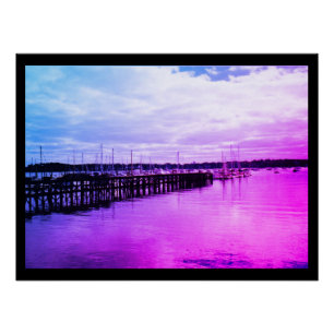 Boat Dock Poster