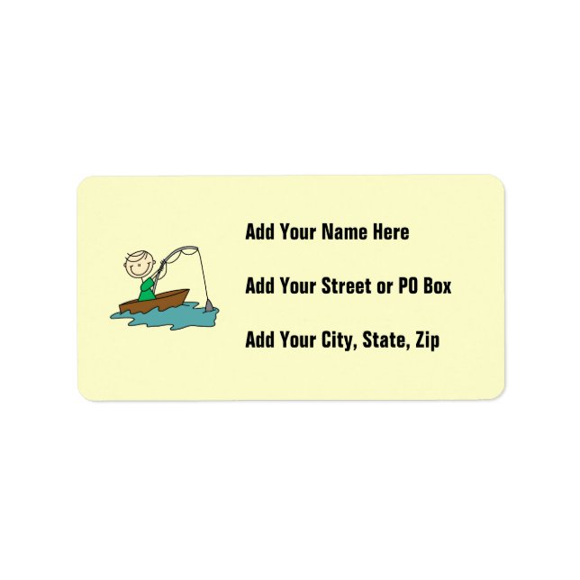 Boat Fishing Label (Front)