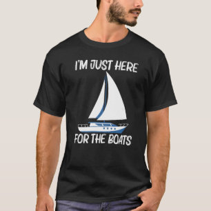 Boat For Men Women Sailing Trip Travel T-Shirt