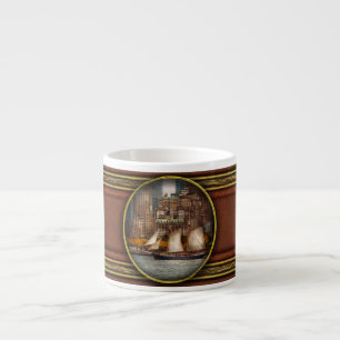 Boat - Governors Island, NY - Lower Manhattan Espresso Cup