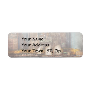 Boat - Governors Island, NY - Lower Manhattan Return Address Label