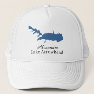 Boat hair Don't Care Personalise Lake Arrowhead Trucker Hat