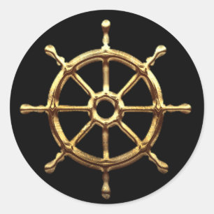 Boat Helm Wheel Sticker