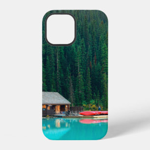 Boat house by Lake Louise in Banff National Park,  iPhone 12 Case