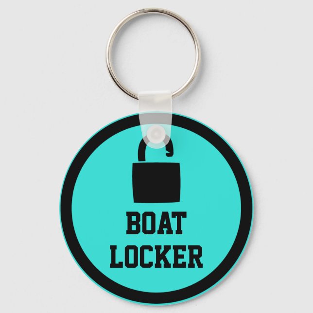 Boat House Locker Keychain (Front)