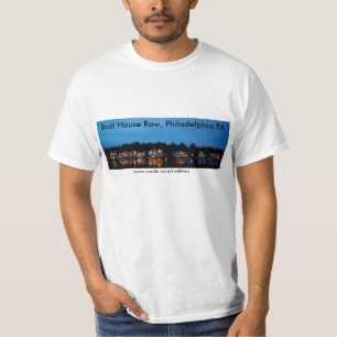 Boat House Row, Philadelphia PA - Day and Night T-Shirt