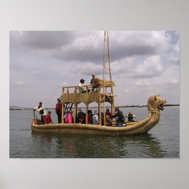 Boat in Peru Poster (Front)