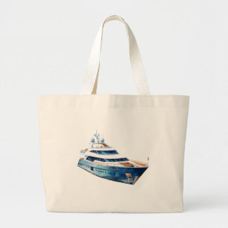 boat large tote bag