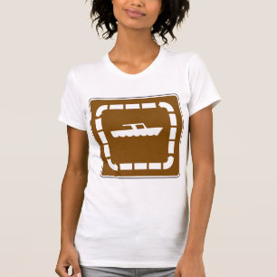 Boat Launch Area Symbol Sign T-Shirt