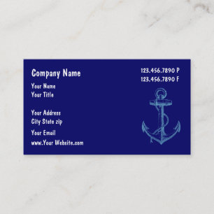 Boat Maintenance Business Cards