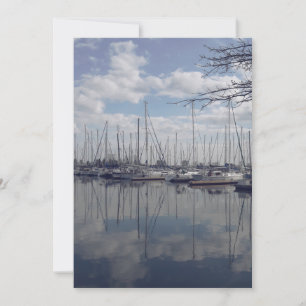 Boat Marina Canada Postcard
