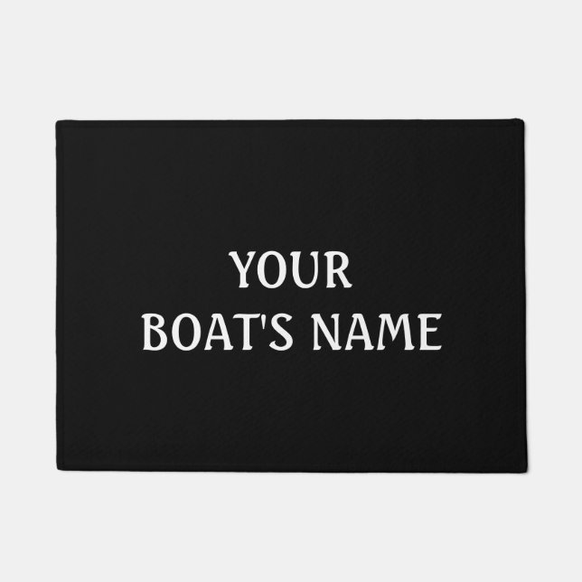 Boat Name Dock Mat (Front)