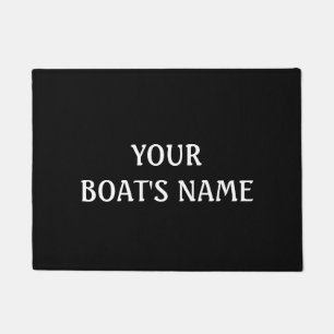 Boat Name Dock Mat