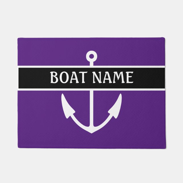 Boat Name Dock Mat (Front)